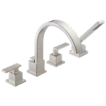 Delta Vero T4753-SS Roman Tub Trim With Hand Shower Stainless Slight Wear. Fixed Price $334.96.