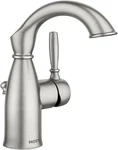 Moen Sarona 84144SRN Single Handle Bathroom Faucet - Spot Resist Brushed Nickel. Fixed Price $89.99.