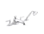 New! Open Box, Kallista For Town P22711-LV-CP Deck Mount Tub Filler In Chrome. Fixed Price $1999.00.