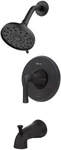 Pfister Ladera 8P8-WS2-LRSB 1-HANDLE 3-SPRAY Tub & Shower Faucet Matte Black. Fixed Price $71.99.