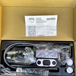 Cfg By Moen 40051BL Slate 1-HOLE 1-HANDLE Bathroom Faucet Matte Black.msrp $278. Fixed Price $97.30.