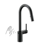 Moen 7565EWBL Matte Black One-handle Pulldown Kitchen Faucet. Fixed Price $778.48.