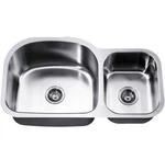Dawn ASU107R Undermount Double Bowl Sink, Kitchen Polished Satin. Fixed Price $99.99.