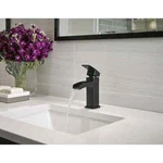 Pfister Kenzo LG42-DF0B Matte Black Waterfall/trough Single Hole Bathroom Faucet. Fixed Price $369.95.