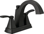 Delta Flynn 2-HANDLE Bathroom Faucet Matte Black Certified Refurbished. Fixed Price $107.30.