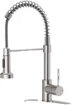 Owofan Kitchen Faucet With Pull Down Sprayer Brushed Nickel Stainless Steel S.... Fixed Price $49.95.