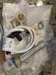 Delta 3544LF-WFMPU Widespread Bathroom Faucet W/pop Up Drain & Acrylic Handles. Fixed Price $109.99.