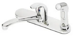 Kitchen Faucet With Side Spray, Single Lever, Chrome - 204675. Fixed Price $100.83.
