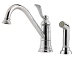 Pfister LG344PC0 Portland 1HANDLE Kitchen Faucet With Side Spray Polished. Fixed Price $80.50.
