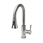 Luxier Single-handle Pull-down Sprayer Kitchen Faucet With 2-FUNCTION Sprayhead. Fixed Price $77.95.
