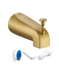 Fropo Tub Spout Diverter Slip On 1/2" Copper Bathroom Faucet Brushed Gold. Fixed Price $37.79.