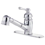 Gerber D457614 Opulence Single Handle Pull-out Kitchen Faucet Chrome Snap Back. Fixed Price $187.00.