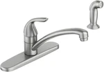 Moen 87202SRS Adler 1-HANDLE Kitchen Faucet & Sprayer Spot Resist Stainless. Fixed Price $49.99.