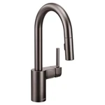 Moen 5965 Bls Align 1.5 Gpm Hole Pull Down Bar Faucet ( Some Scratches ). Fixed Price $180.00.