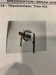 Huntington Brass P0824101 Thermostatic Shower Trim Polished Chrome New!. Fixed Price $99.99.