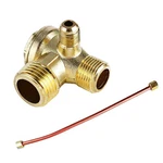 Central Pneumatic Air Compressor Check Valve 3-PORT Brass 20MM/16MM/10MM-PARTSHE. Fixed Price $11.95.