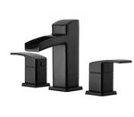 Pfister Kenzo LG49-DF0B 8" Widespread 2-HANDLE Bathroom Faucet In Matte Black. Fixed Price $139.99.