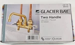 Glacier Bay Brass Two Handle Laundry Faucet 3.5" Centerset HD4211N-0001 New. Fixed Price $44.95.