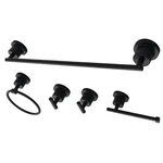Kingston Brass BAH8212478 Concord 5 Piece Bathroom Package - Black. Fixed Price $211.22.