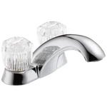 Delta Classic 2-HANDLE Centerset Bathroom Faucet Chrome-certified Refurbished. Fixed Price $48.74.