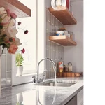 Peerless Claymore Handle Kitchen Sink Faucet W/ Side Sprayer Chrome P299575LF. Fixed Price $34.95.