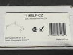 Delta 1165LF-CZ Contemporary Wall Mount Pot Filler Champagne Bronze. Fixed Price $580.00.