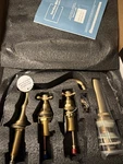 Gotonovo Bathroom Faucet 3 Hole 8 Inch Widespread Sink 2 Cross. Fixed Price $43.82.
