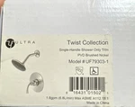 Ultra Twist Collection Single Handle Shower Only Trim Brushed Nickel. Fixed Price $32.75.