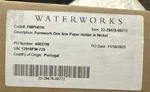 Waterworks Formwork One Arm Paper Holder In Chrome 22-28478-99772. Fixed Price $110.00.