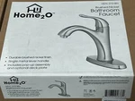 HOME2O Elda Brushed Nickel 4-IN Centerset 1-HANDLE Bathroom Sink Faucet. Fixed Price $71.99.