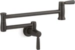 Kohler Traditional Wall Mount Pot Filler Oil Rubbed Bronze K-35744-2BZ. Fixed Price $559.00.