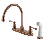Kingston Brass KB72.BL 1.8 Gpm Standard Kitchen Faucet - Copper. Fixed Price $113.72.