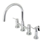Kingston Brass KS827.DLBS Concord 1.8 Gpm Widespread Bridge - Chrome. Fixed Price $617.47.
