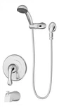 Symmons Unity Shower Tub Trim Only With 1-SPRAY Hand In Polished Chrome. Fixed Price $109.95.
