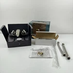 Banner Two Handle Wide Spread Lavatory Faucet With Brass Pop Up - Brushed Nickel. Fixed Price $99.99.