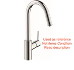 Hansgrohe Talis 1.75 Gpm Pull-down 1-SPRAY Kitchen Faucet 14872001. Fixed Price $180.00.