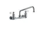 Whitehaus 8 In. Widespread 2-HANDLE Wall Mount Utility Faucet Polished Chrome. Fixed Price $239.75.