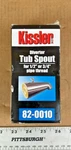 Kissler Diverter Tub Spout For 1/2'' 3/4'' Pipe Thread P/n 82-0010. Fixed Price $65.00.