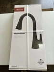 Pfister Maximillion 15.1875" Pull Down Sprayer Kitchen Faucet In Matte Black. Fixed Price $104.99.