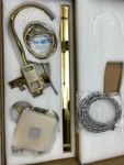 Rozin Floor Mounted Freestanding Bathtub Faucet Shower Set Filler Gold R3. Fixed Price $99.00.
