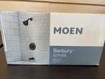 Moen Banbury Tub & Shower Faucet With Valve Matte Black 82910BL. Fixed Price $92.36.