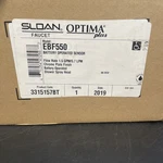 Sloan 3315313BT EBF550-1.0GPM Optima Bluetooth Wm Electronic Faucet Chrome. Fixed Price $379.99.
