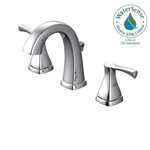 Glacier Bay FW6A0012CP 8" Widespread 2-HANDLE High-arc Bathroom Faucet In Chrome. Fixed Price $34.95.