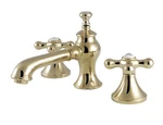 Kingston Brass Vintage 8 In. Widespread 2-HANDLE Bathroom Faucet Polished. Fixed Price $259.00.