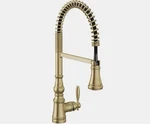 Moen Weymouth One-handle Pulldown Spring Kitchen Faucet Brushed Gold (S73104BG. Fixed Price $349.99.