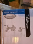 Premier GIDDS-119270 Wellington Roman Tub Faucet Two Handles, Chrome. Fixed Price $24.99.