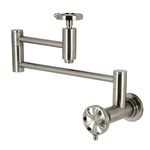 Kingston Brass KS810.RX Belknap 3.8 Gpm Wall Mounted Hole Pot - Nickel. Fixed Price $406.22.