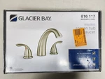 Glacier Bay 2 Handle Deck Mounted Roman Tub Faucet Brushed Nickel (816 117). Fixed Price $54.98.