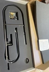 California Faucets Single Handle Hole Kitchen K50-150F-SST-BLKN. Fixed Price $1100.00.