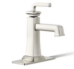 Kohler Riff K-27400-4-SN Single Hole Bathroom Sink Faucet Polished Nickel New. Fixed Price $248.00.